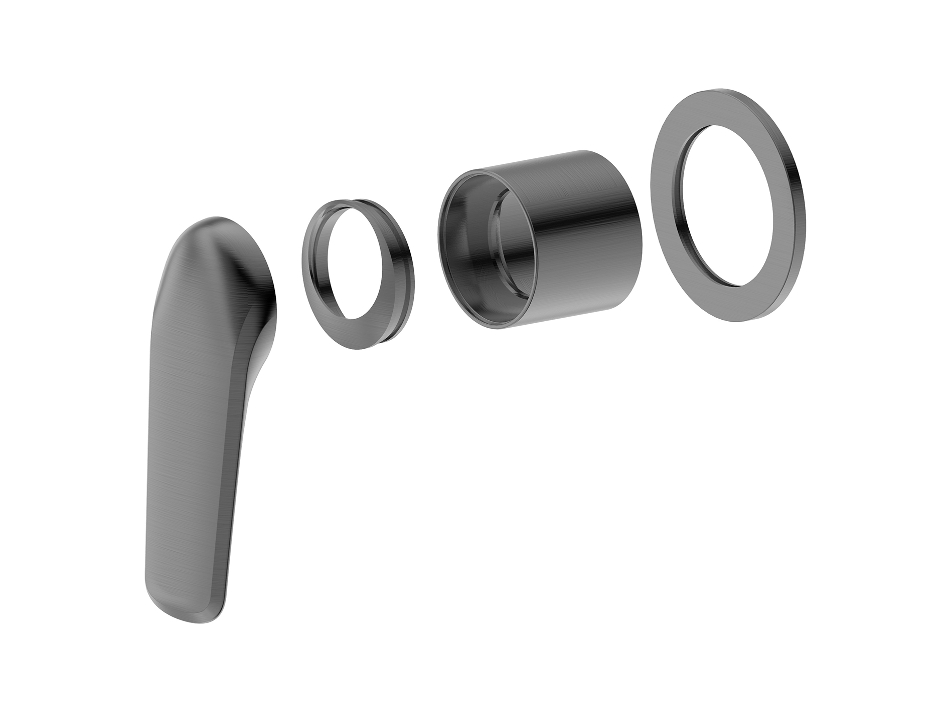 Lushh Sequoia Wall Shower/Bath Mixer Round Plate LS-SQ-303R