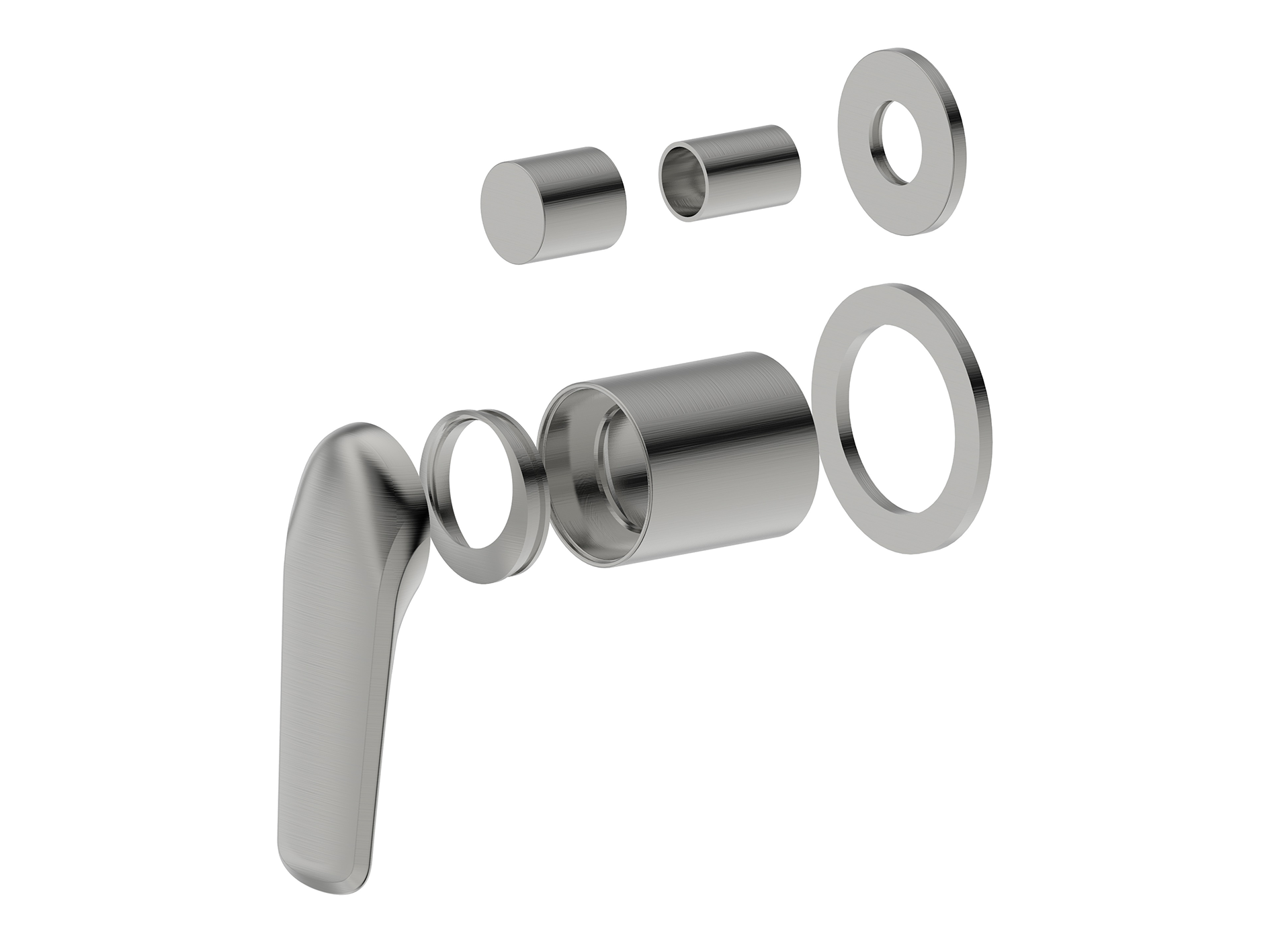 Lushh Sequoia Wall Shower/Bath Diverter Mixer Round Plate LS-SQ-304R