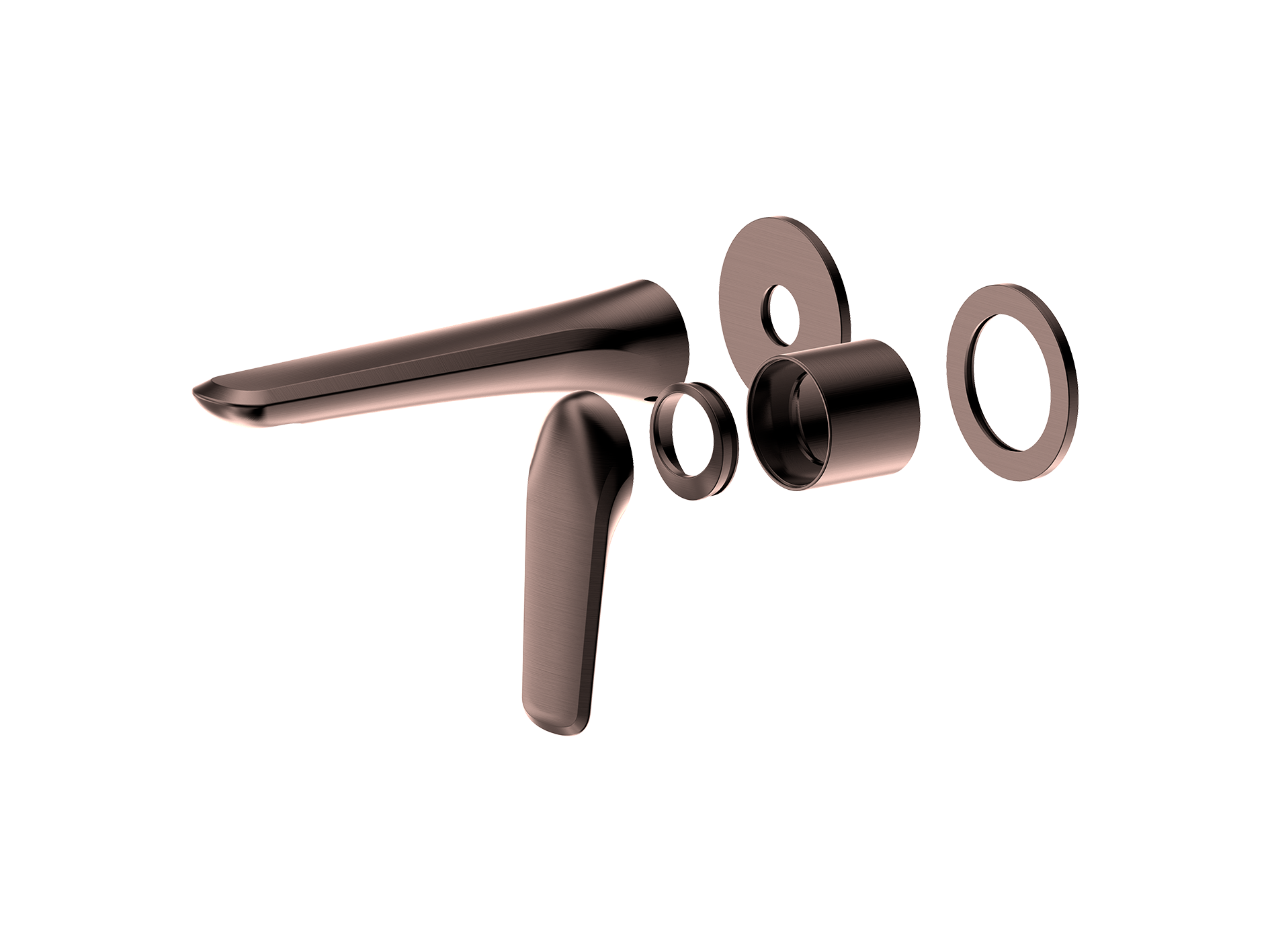 Lushh Sequoia Wall Basin/Bath Mixer Separate Plates LS-SQ-305R