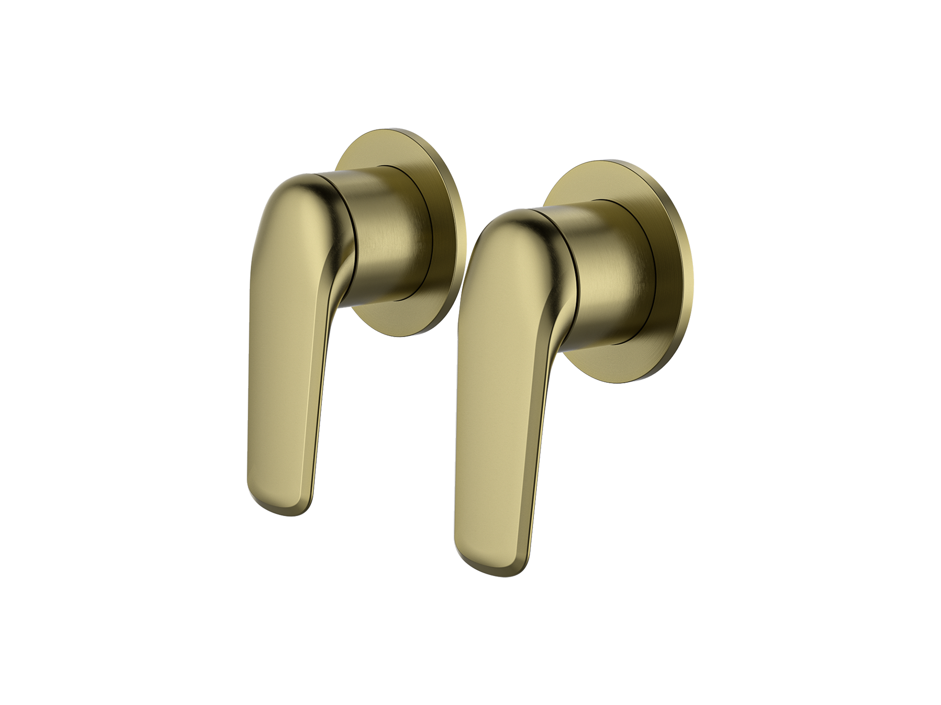 Lushh Sequoia Twin Shower/Bath Mixer Round Separate Plates LS-SQ-333R