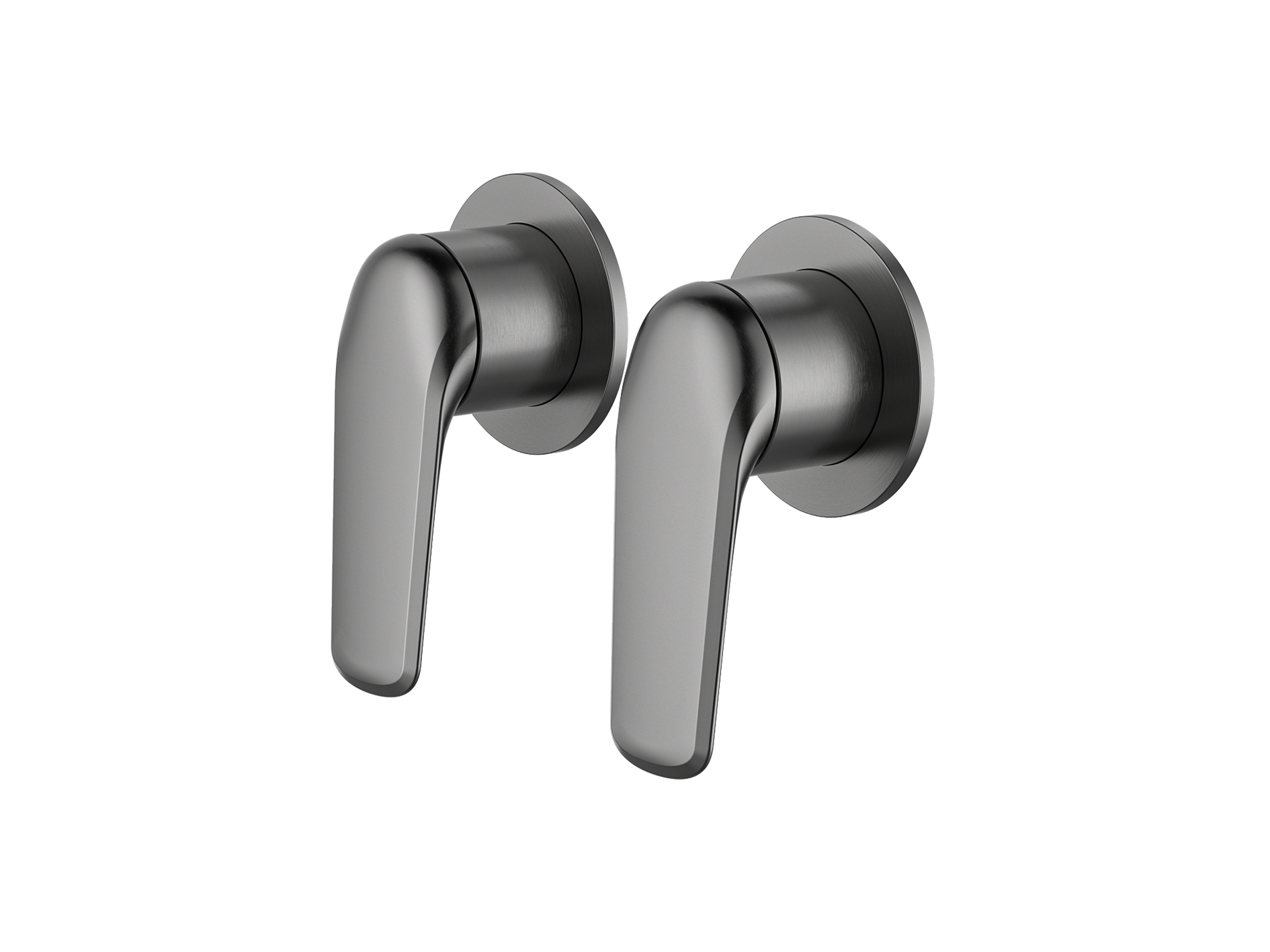 Lushh Sequoia Twin Shower/Bath Mixer Round Separate Plates LS-SQ-333R