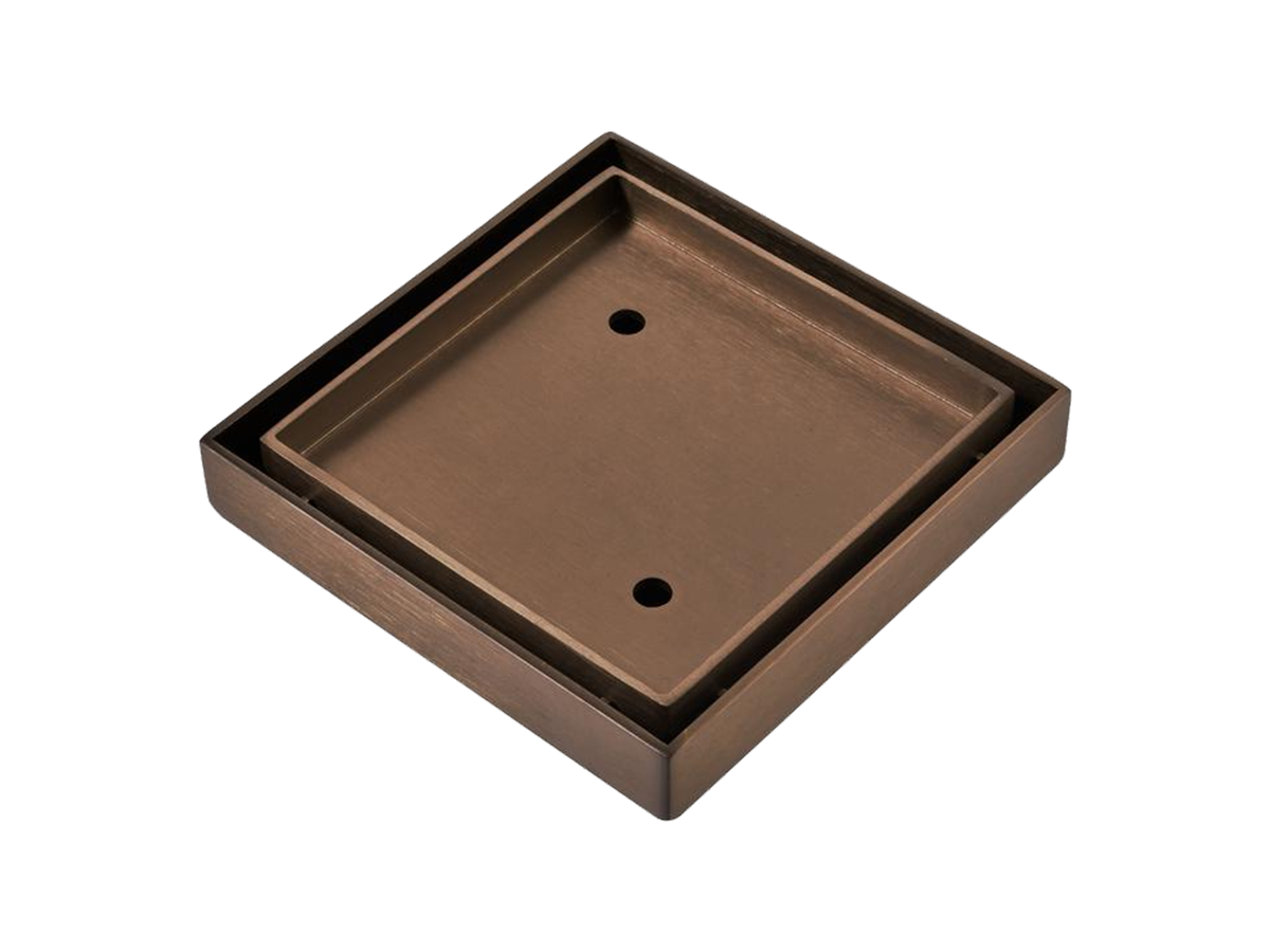 Lushh 115 x 115mm SS304 Tile Insert Floor Grate LS-TL-304-90