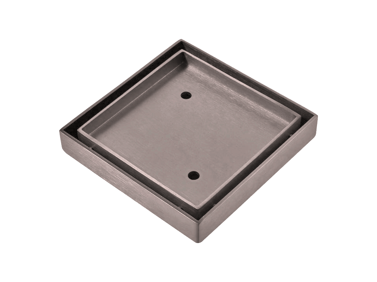 Lushh 115 x 115mm SS304 Tile Insert Floor Grate LS-TL-304-90