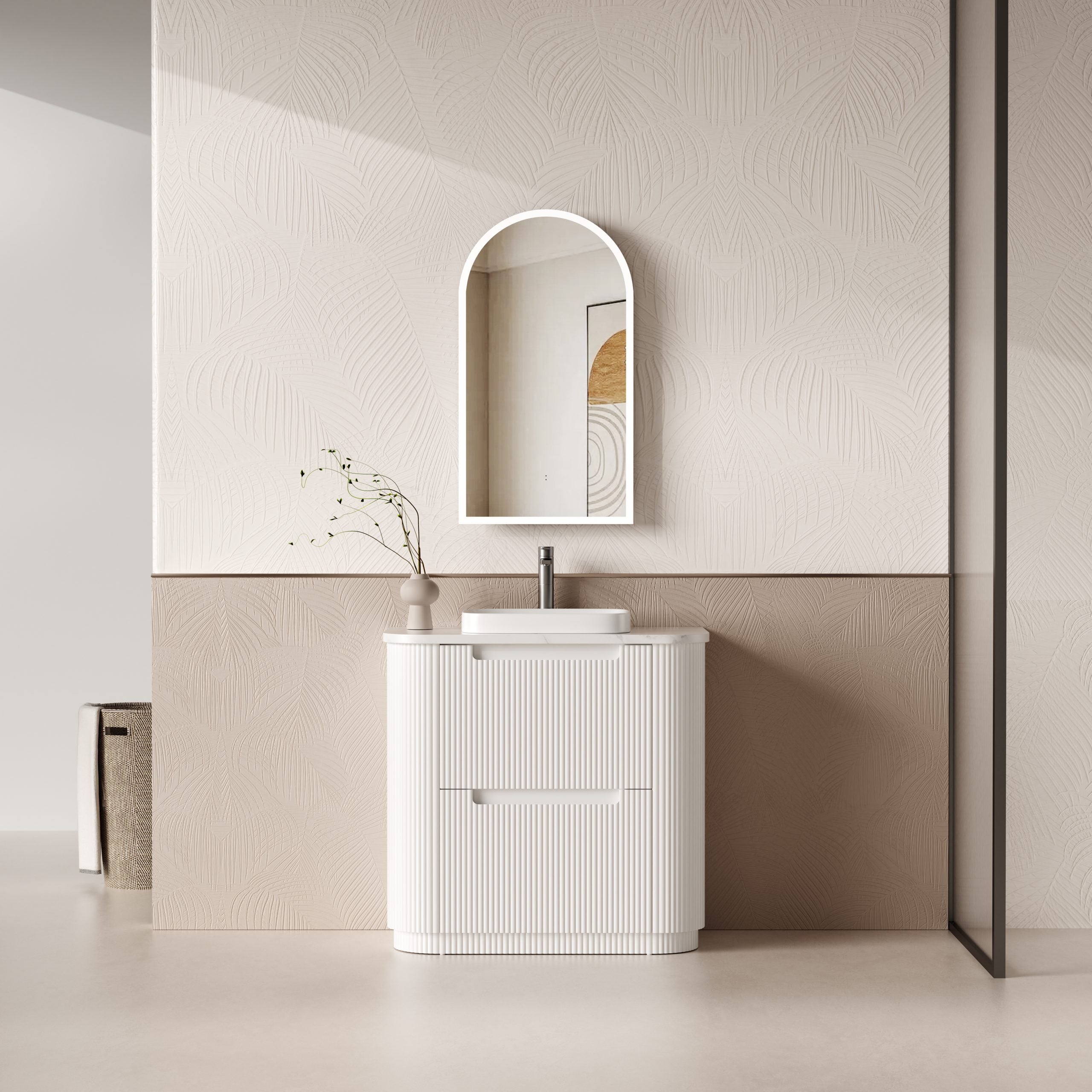 Aulic Curva 900mm Floor Standing Vanity