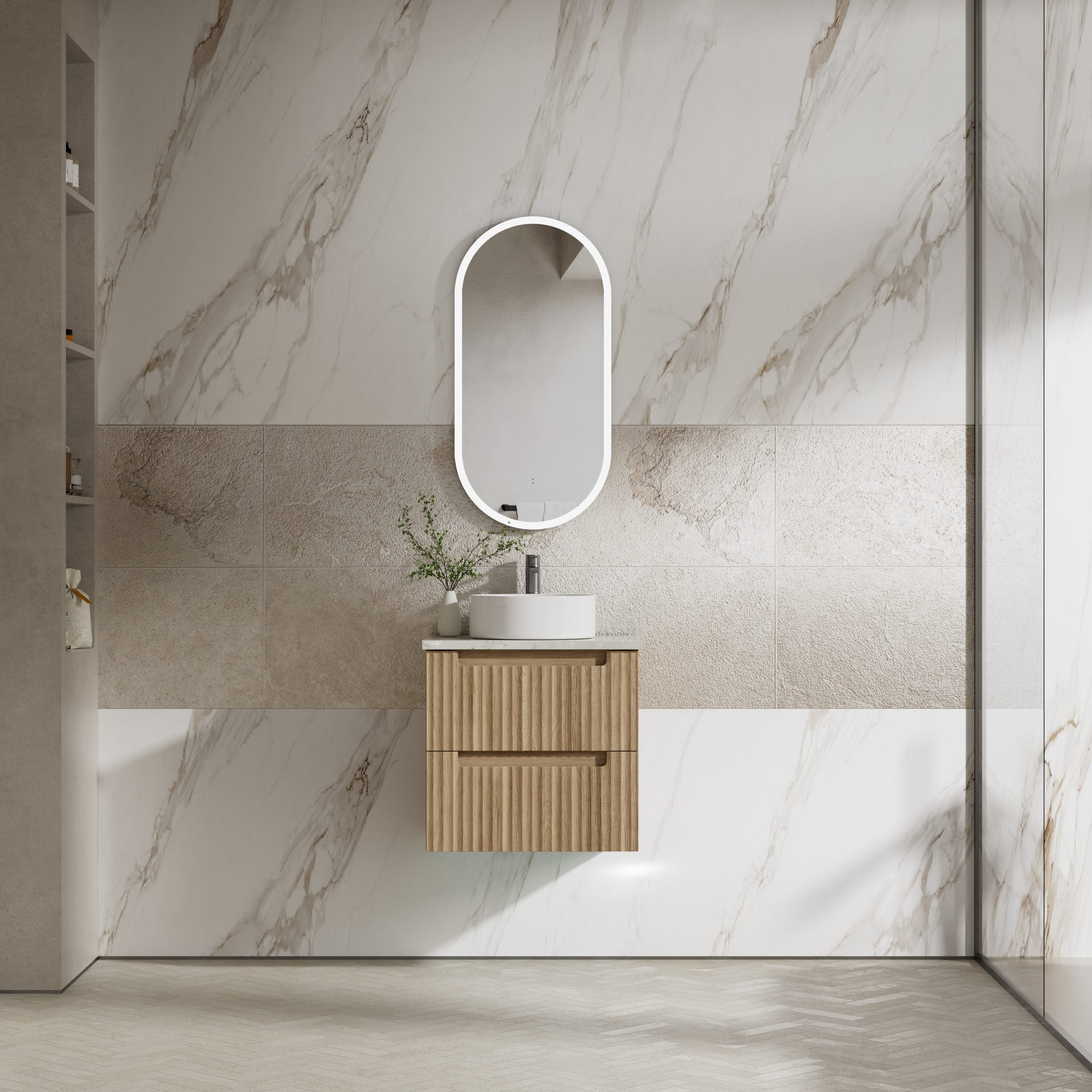 Aulic Lovina 600mm Wall Hung Vanity
