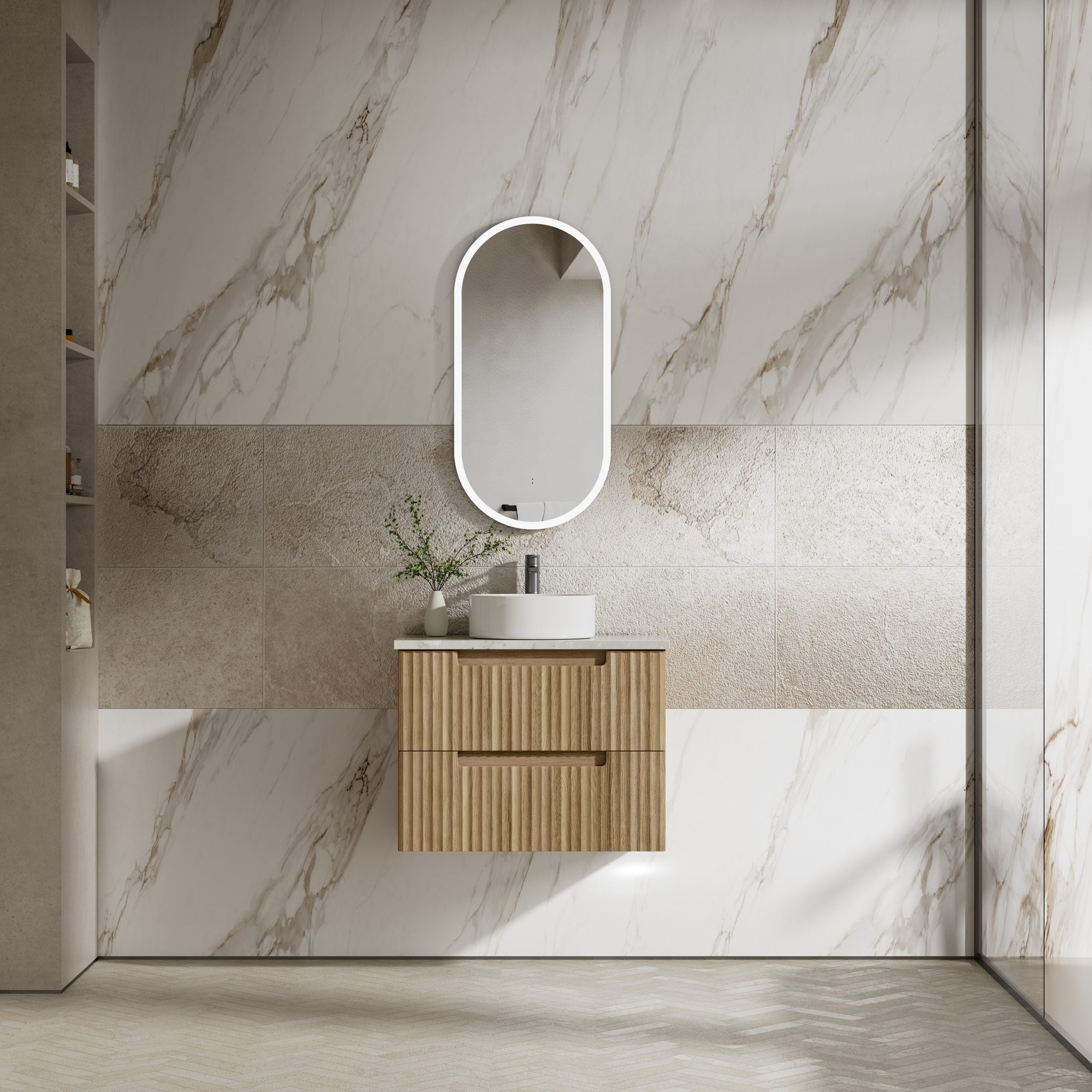 Aulic Lovina 750mm Wall Hung Vanity