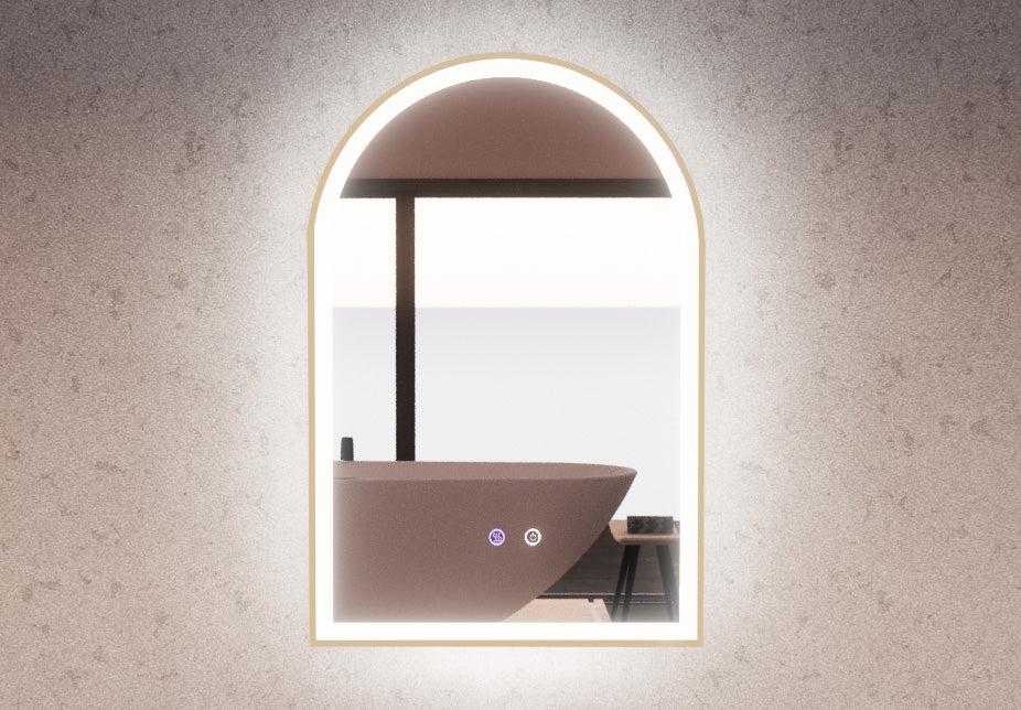 ABS Riva Arch Framed LED Mirror