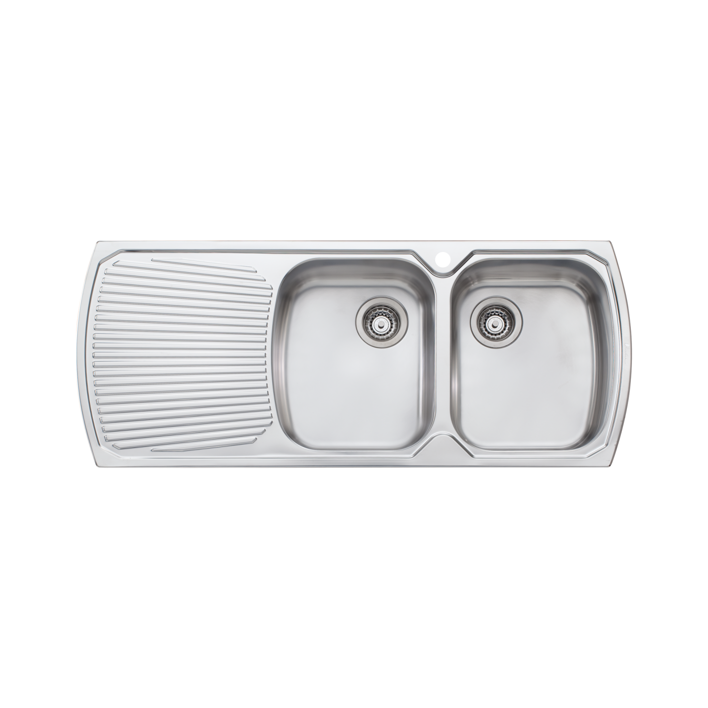 Oliveri Monet Double Right Hand Bowl Sink with Drainer MO772