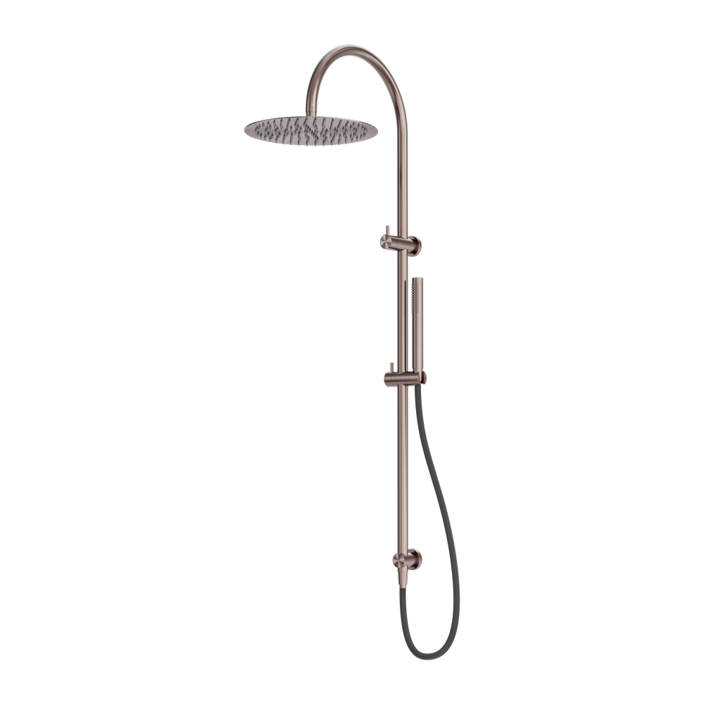 Nero Zen SS316L Twin Shower with Outdoor Shower Hose NR162205c01
