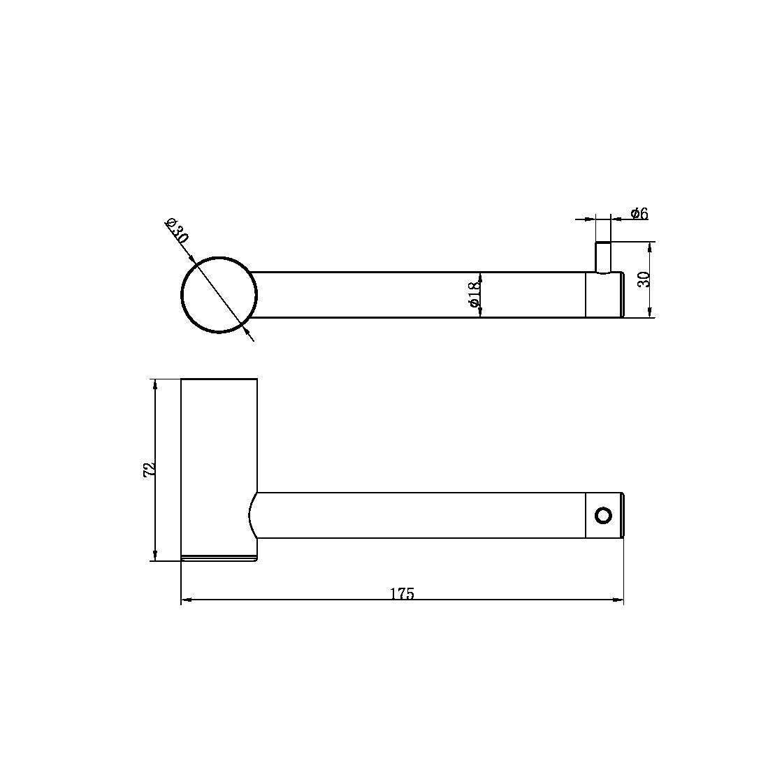 Nero Zen SS316L Toilet Roll Holder NR1686