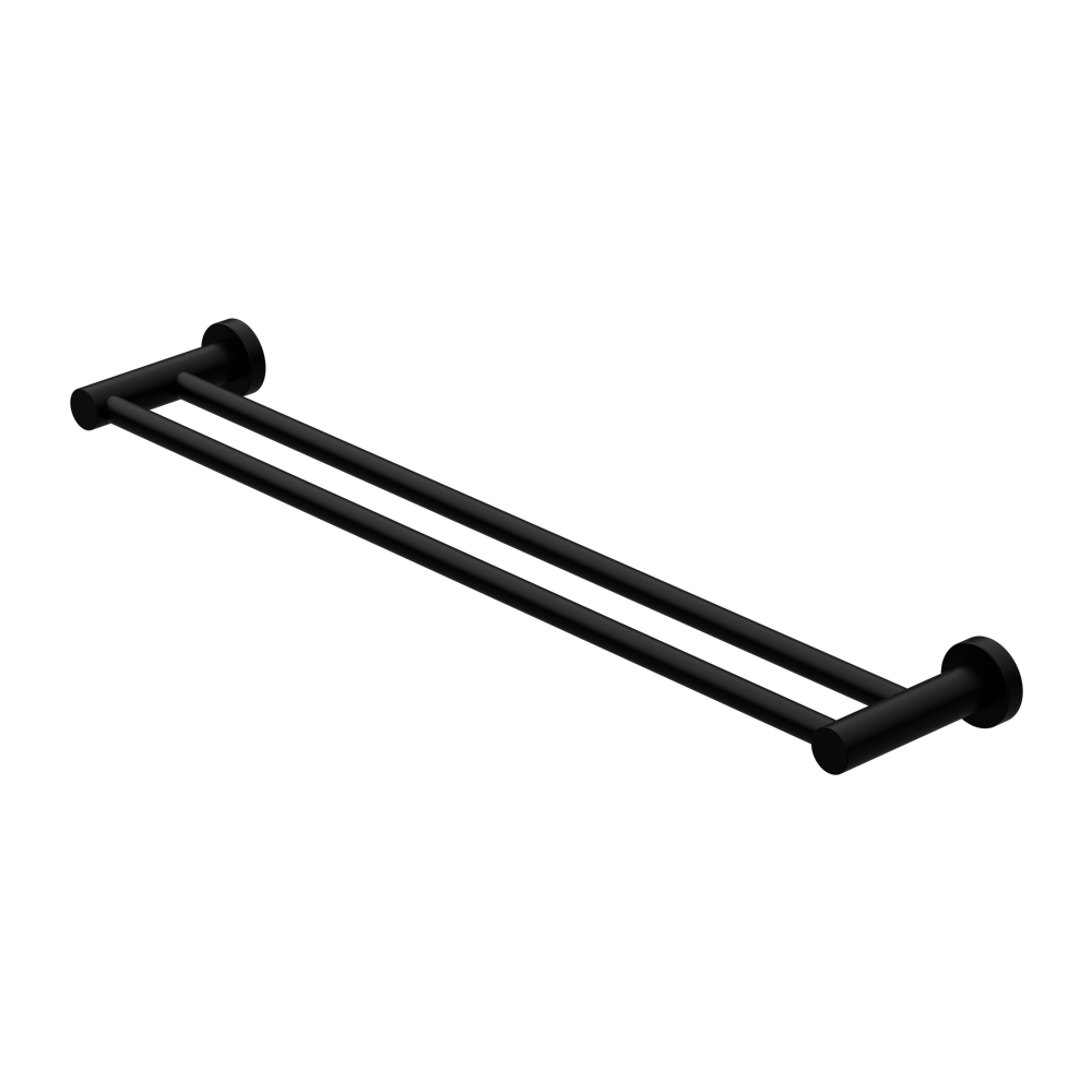 Nero Mecca 800mm Double Towel Rail NR1930d