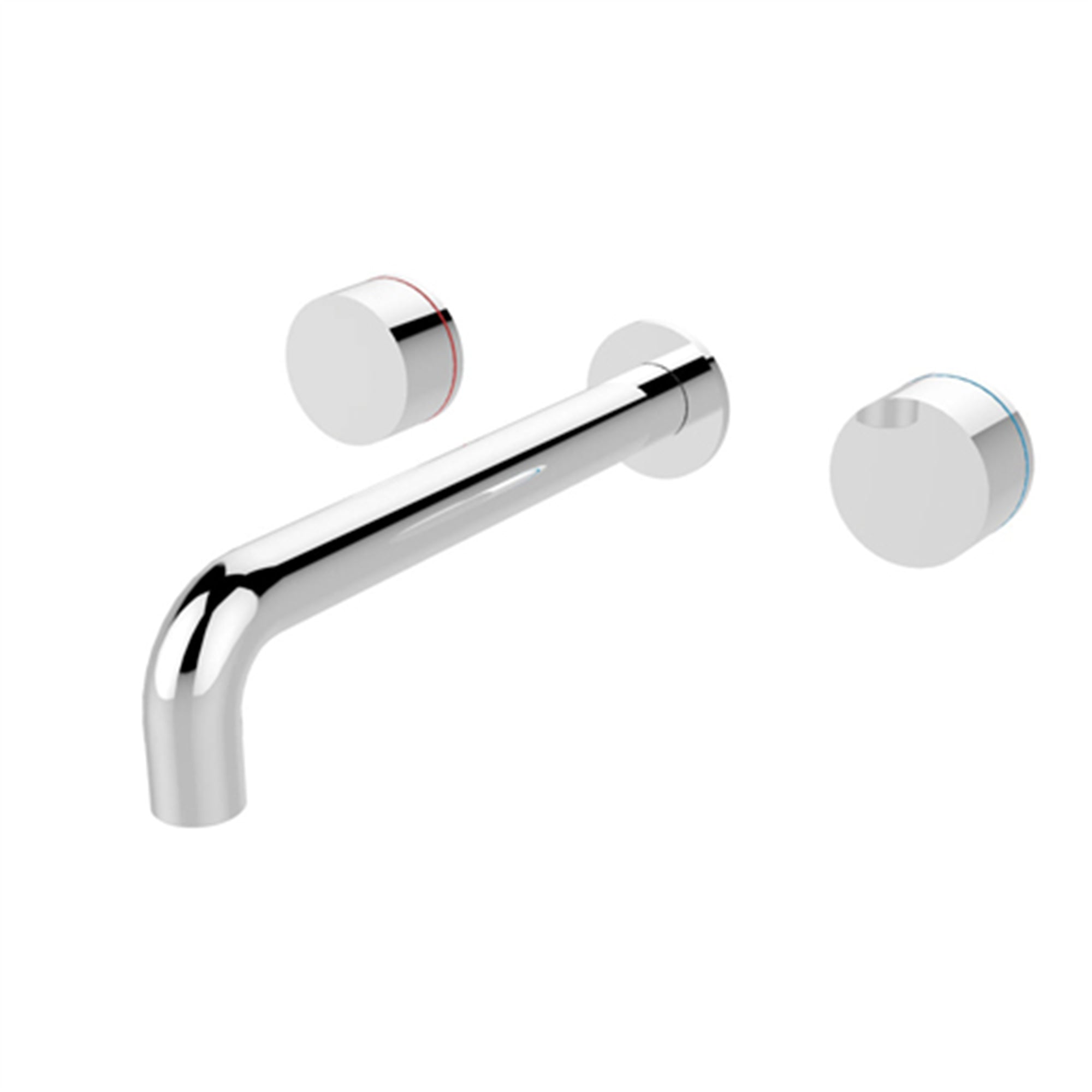 Nero Kara Wall Basin Set, 180/217mm Spout NR211707a
