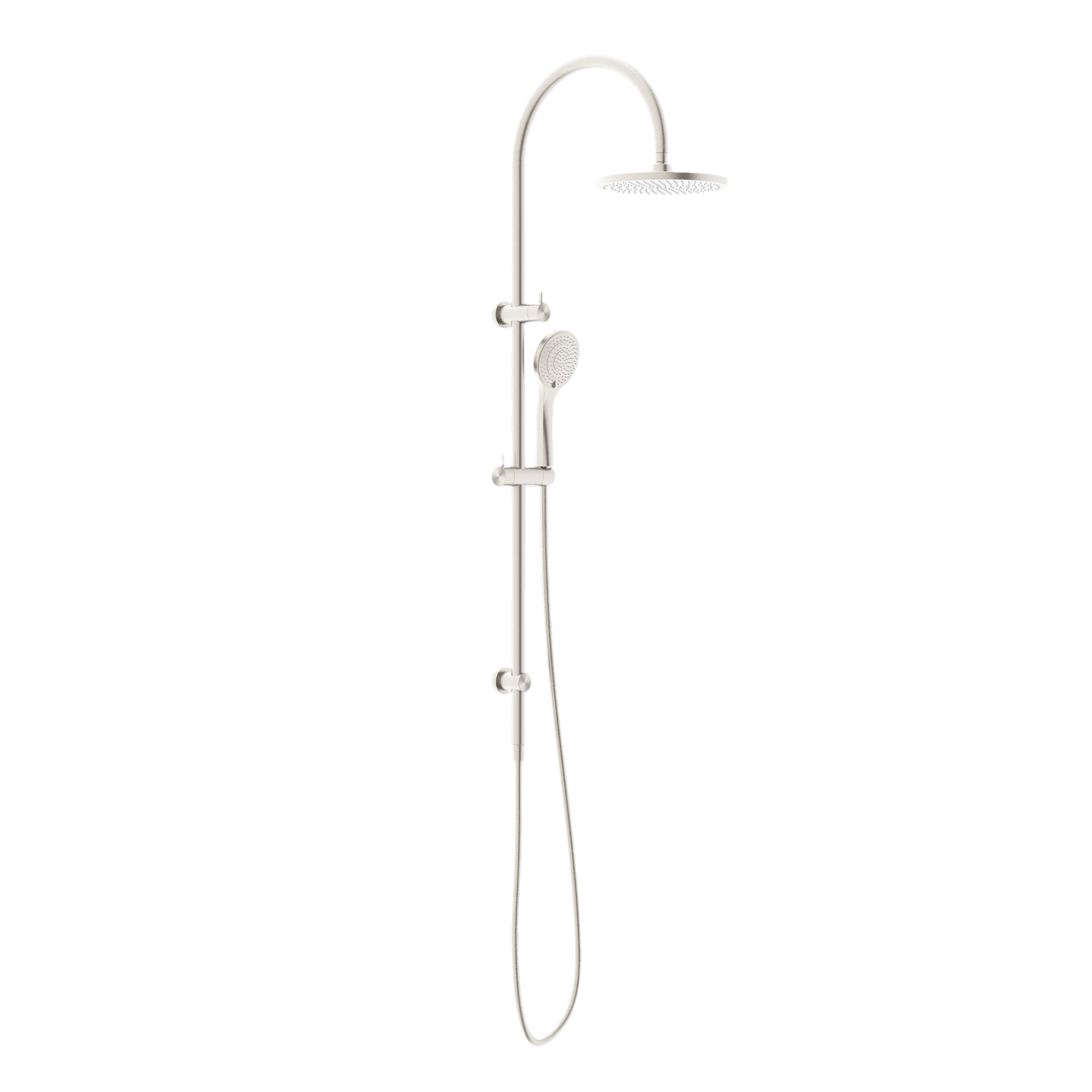 Nero Mecca Gooseneck Twin Air Shower NR221905b