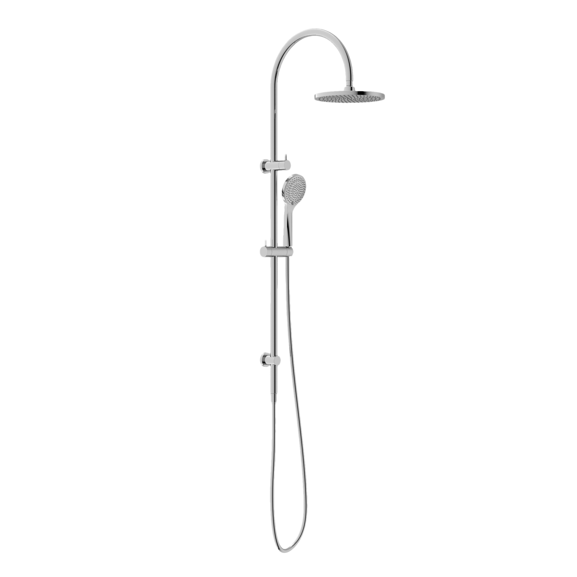 Nero Mecca Gooseneck Twin Air Shower NR221905b