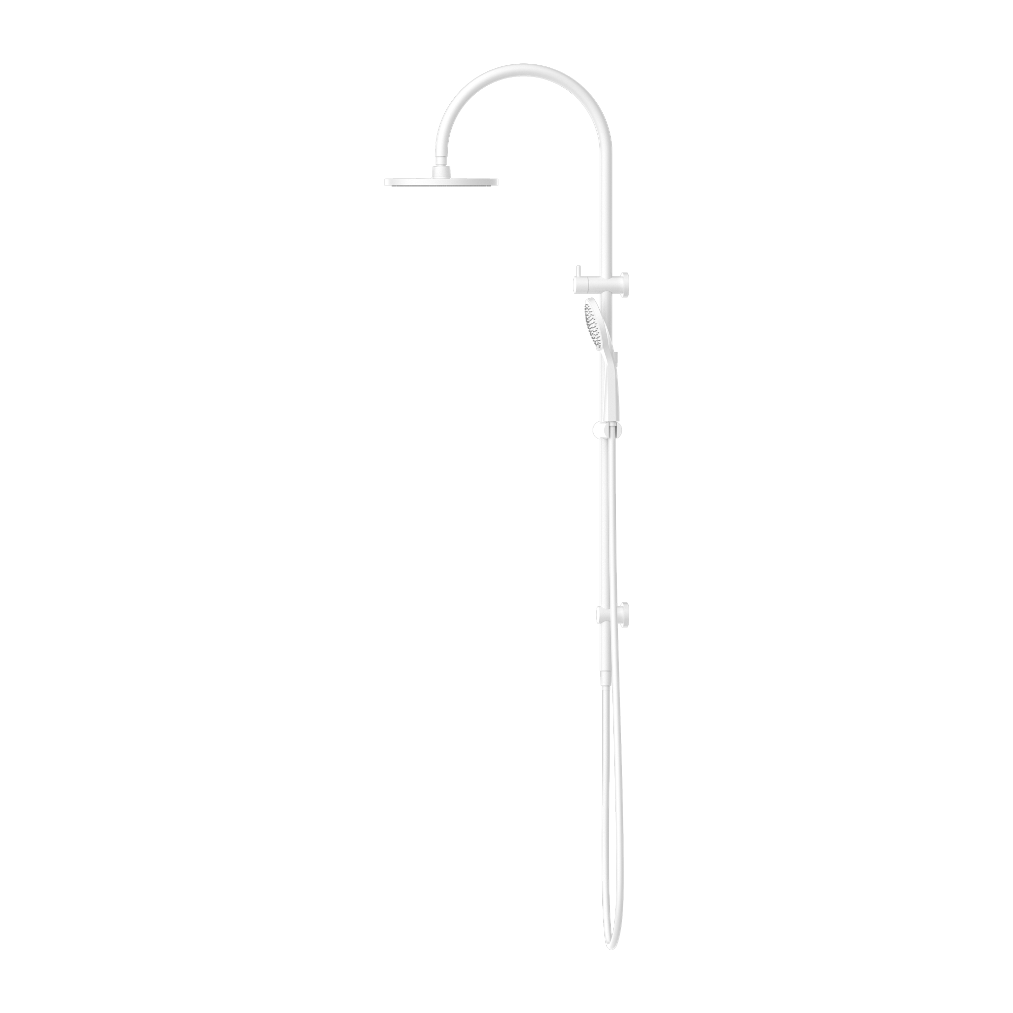 Nero Mecca Gooseneck Twin Air Shower NR221905b
