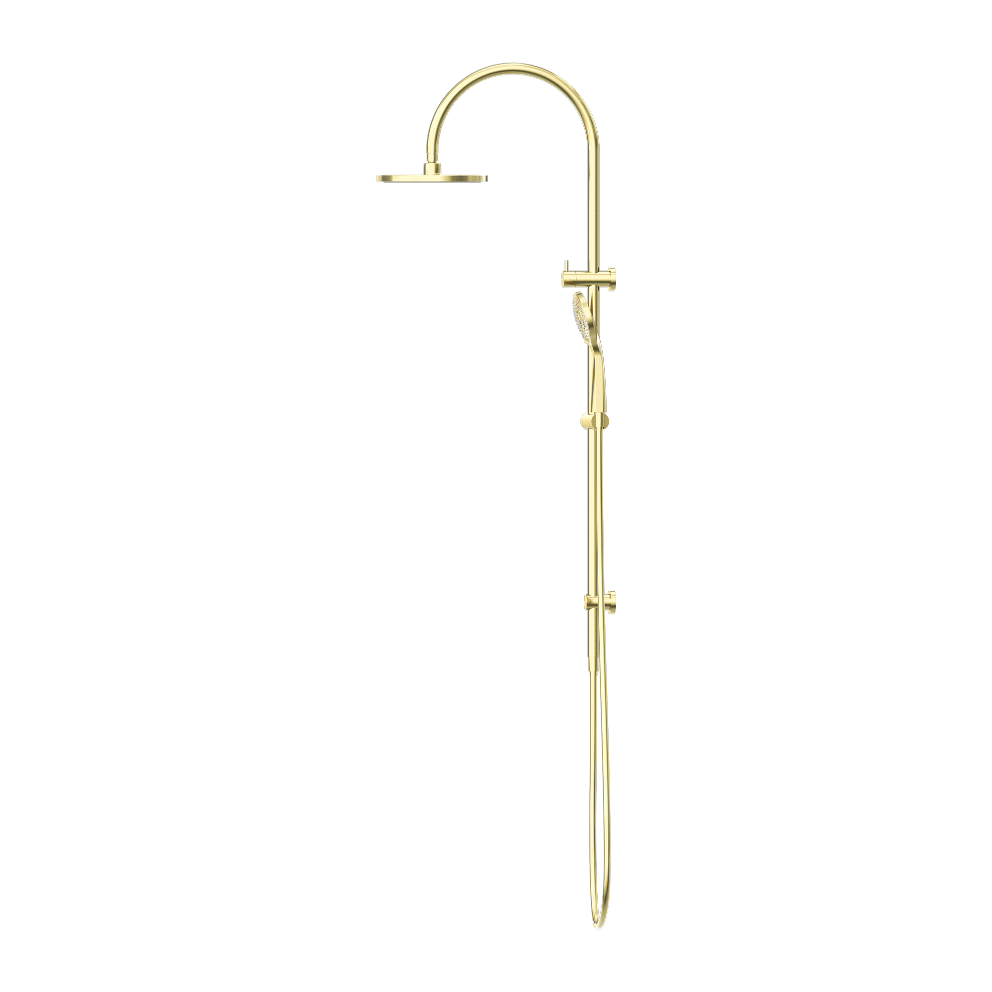 Nero Mecca Gooseneck Twin Air Shower NR221905b