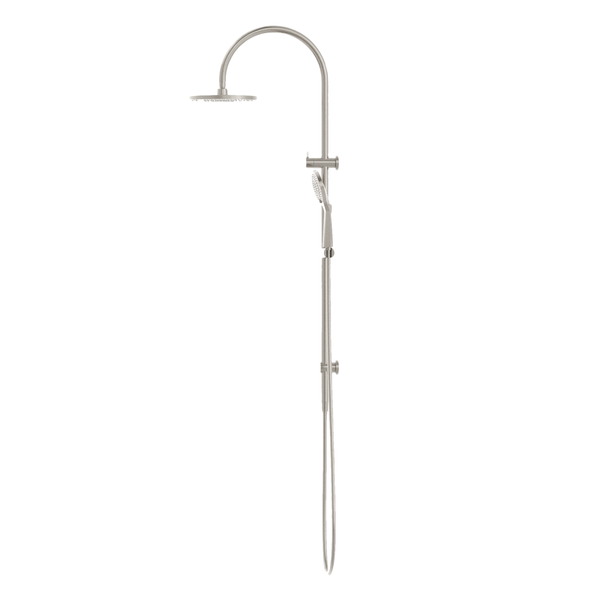 Nero Mecca Gooseneck Twin Air Shower NR221905b