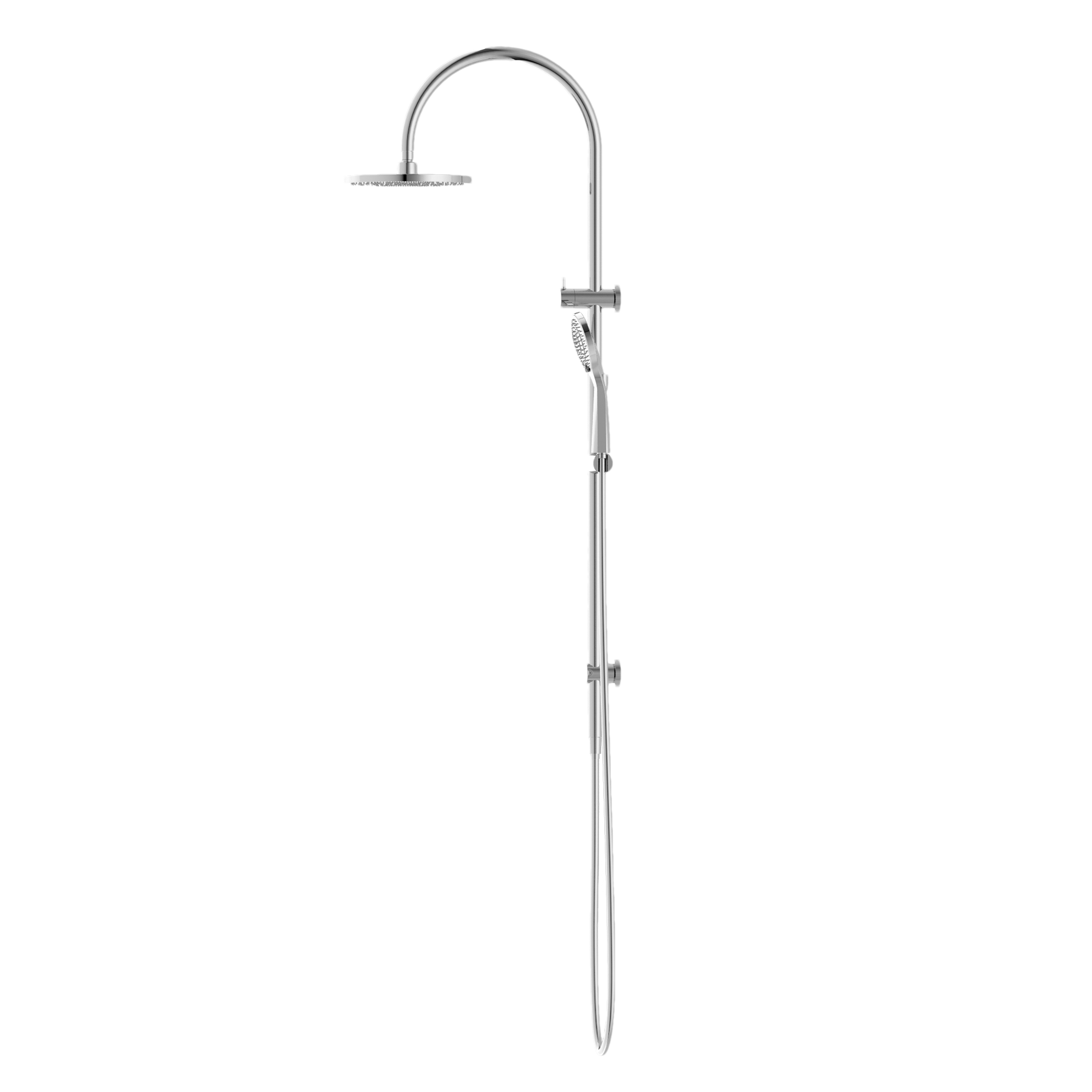 Nero Mecca Gooseneck Twin Air Shower NR221905b