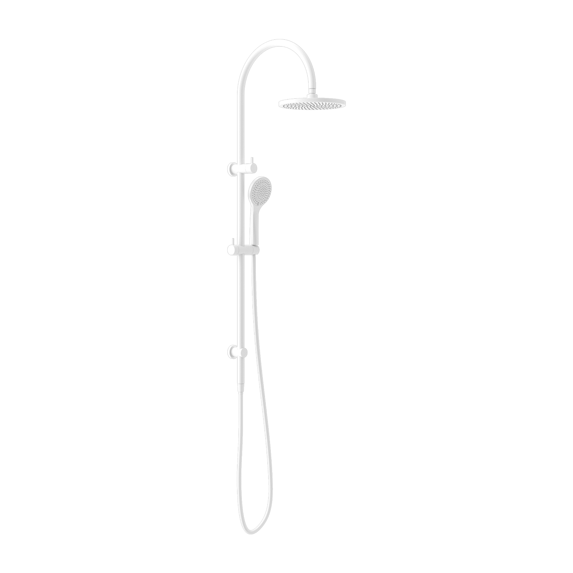 Nero Mecca Gooseneck Twin Air Shower NR221905b