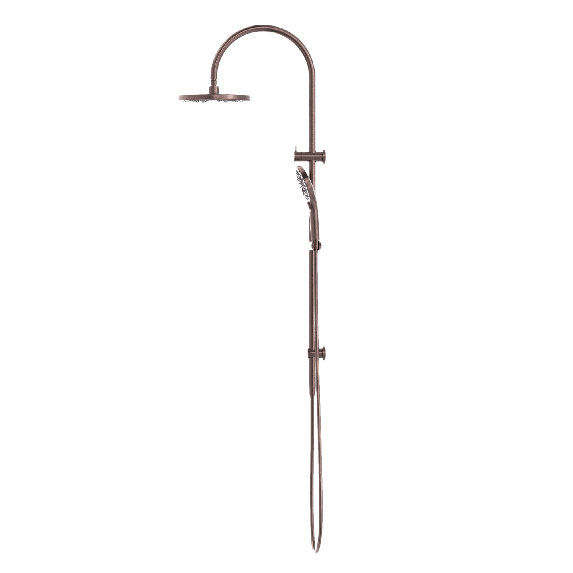 Nero Mecca Gooseneck Twin Shower NR221905e