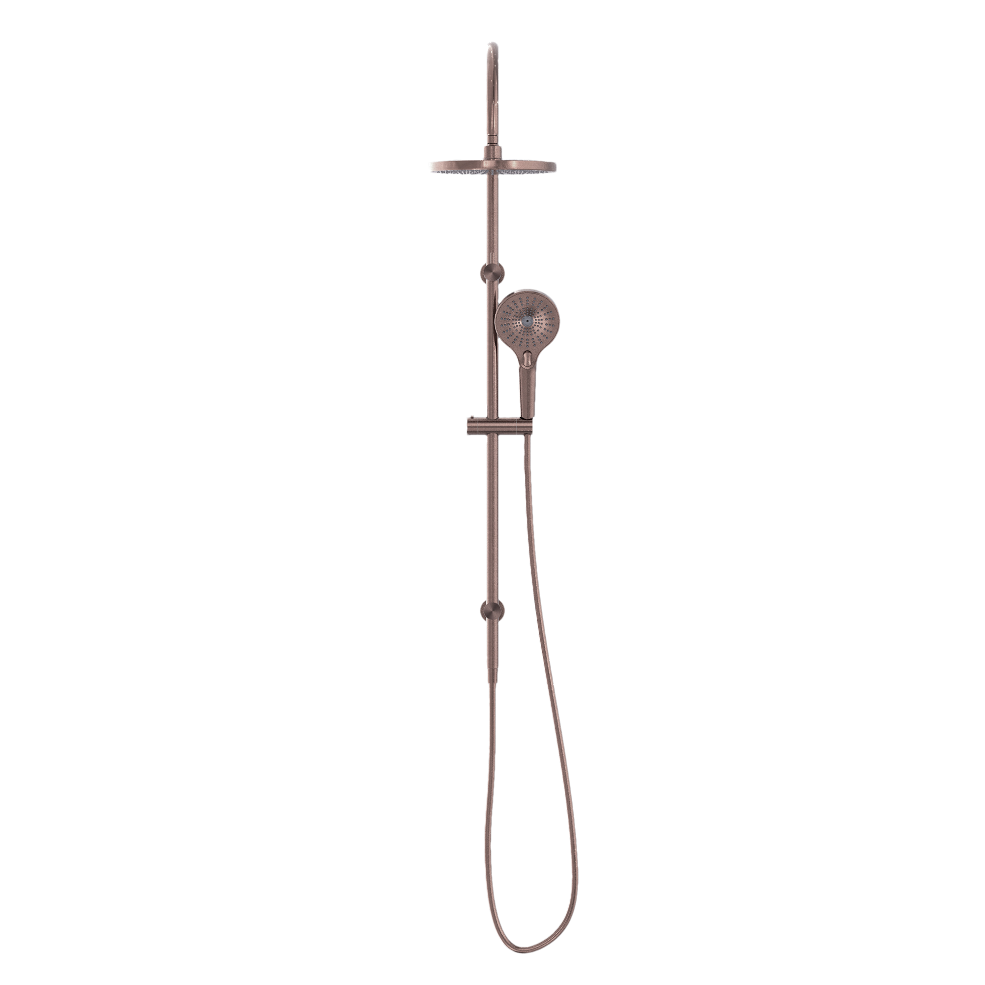 Nero Mecca Gooseneck Twin Shower NR221905e