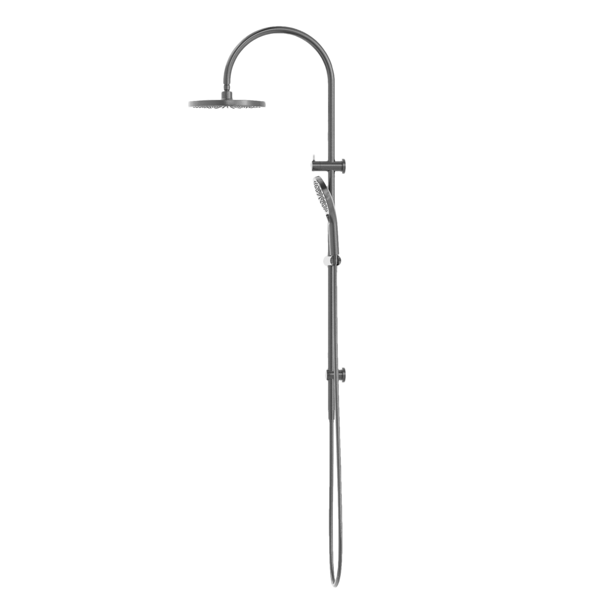 Nero Mecca Gooseneck Twin Shower NR221905e
