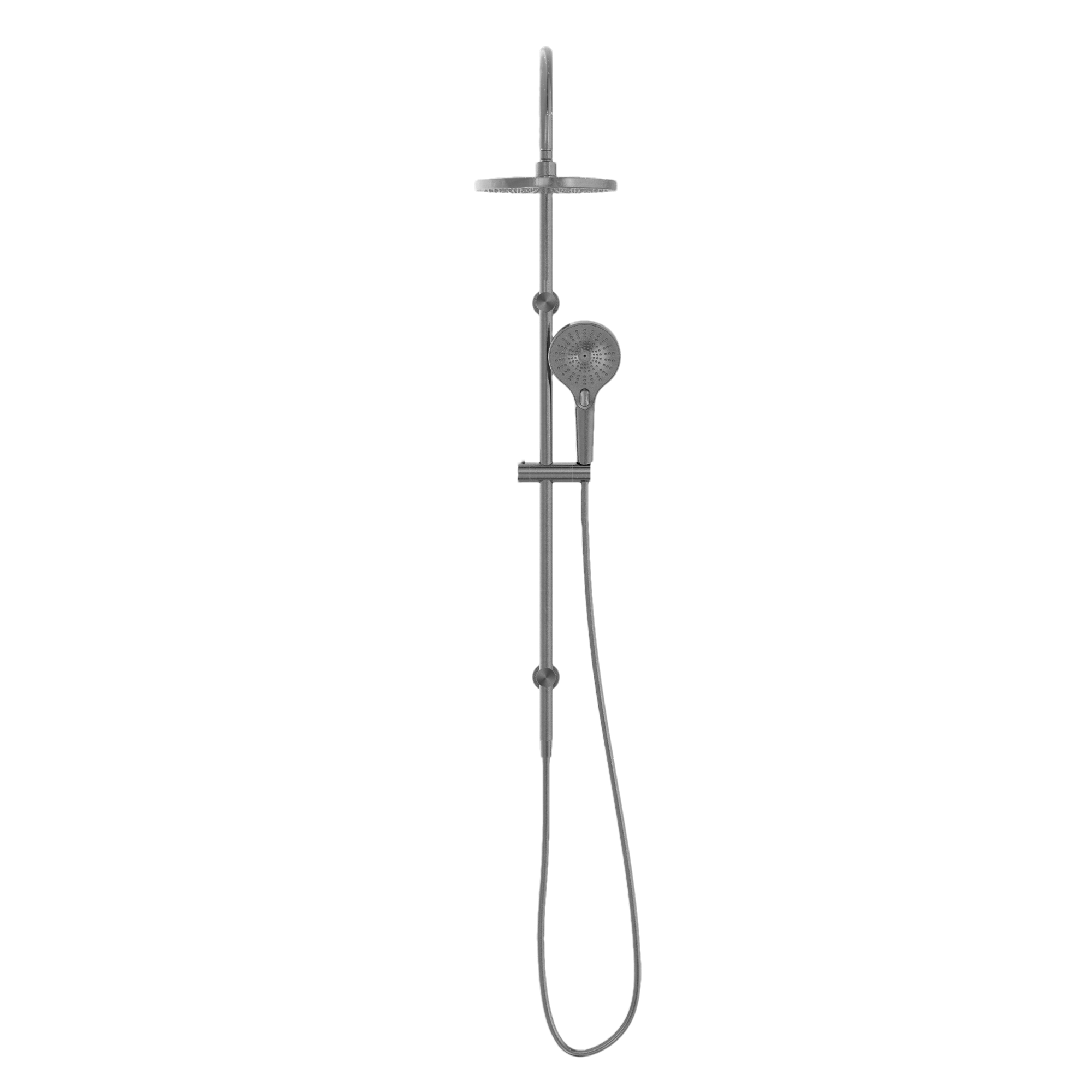 Nero Mecca Gooseneck Twin Shower NR221905e