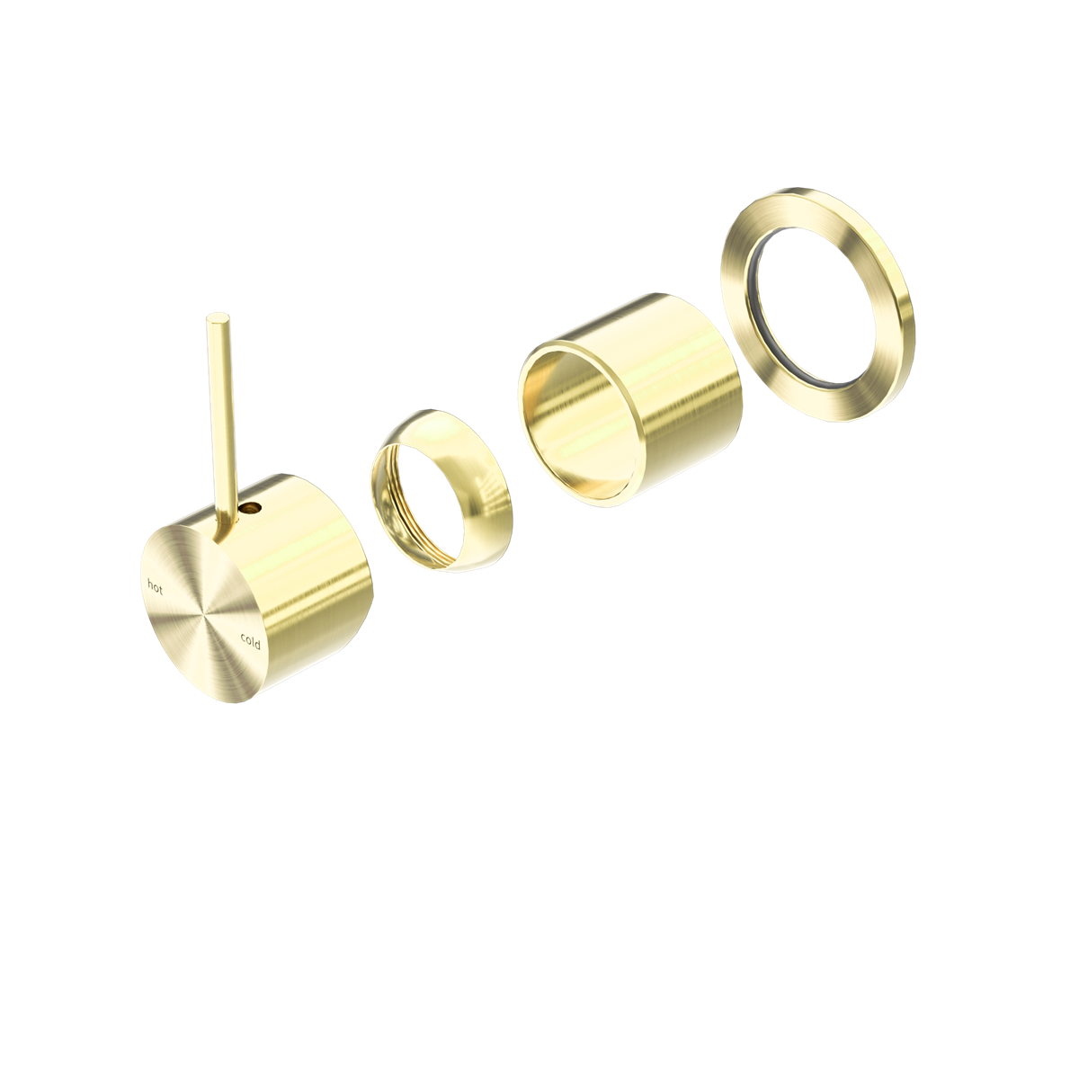 Nero Mecca Shower/Bath Mixer Up Handle Trim Kit 60mm Plate NR221911jt