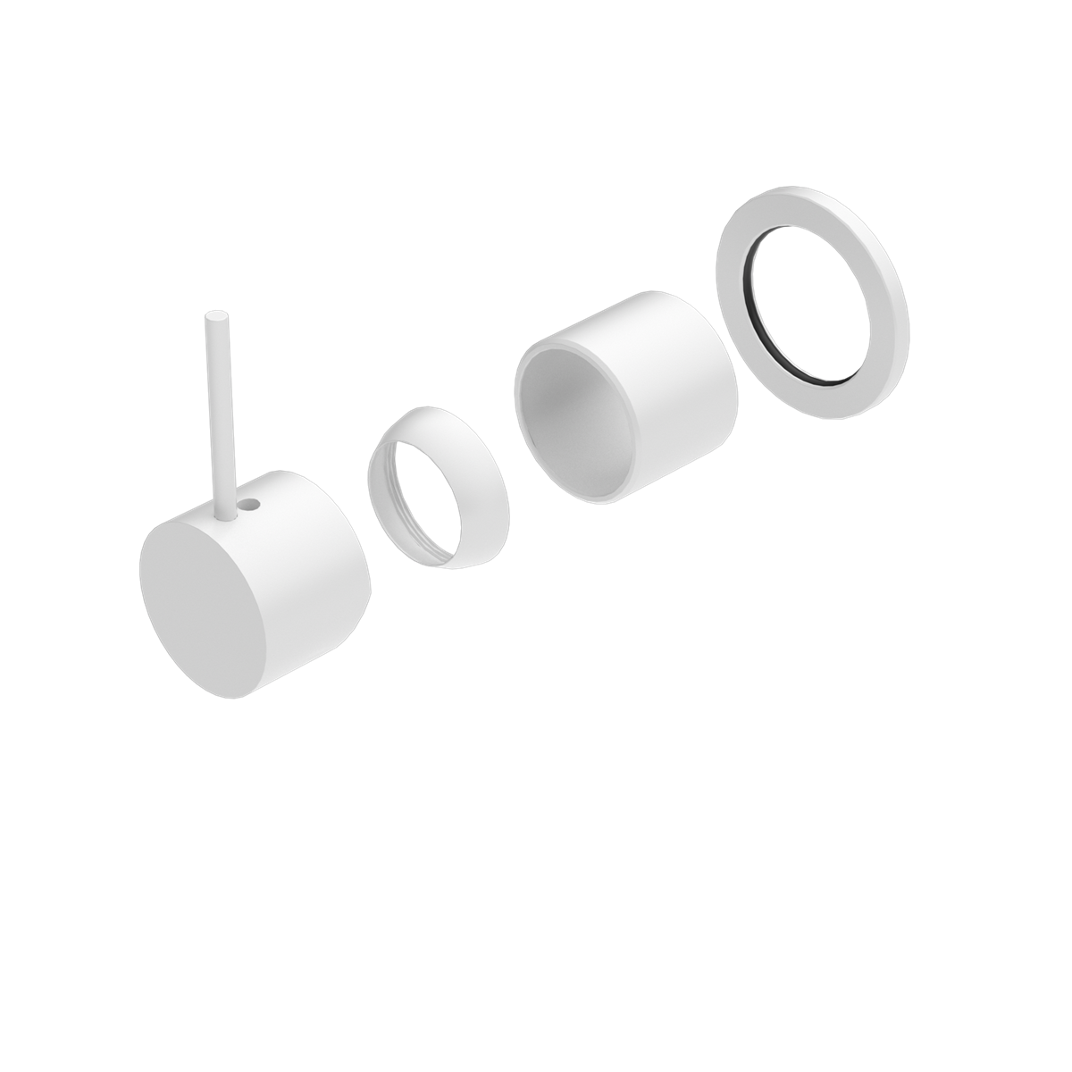 Nero Mecca Shower/Bath Mixer Up Handle Trim Kit 60mm Plate NR221911jt