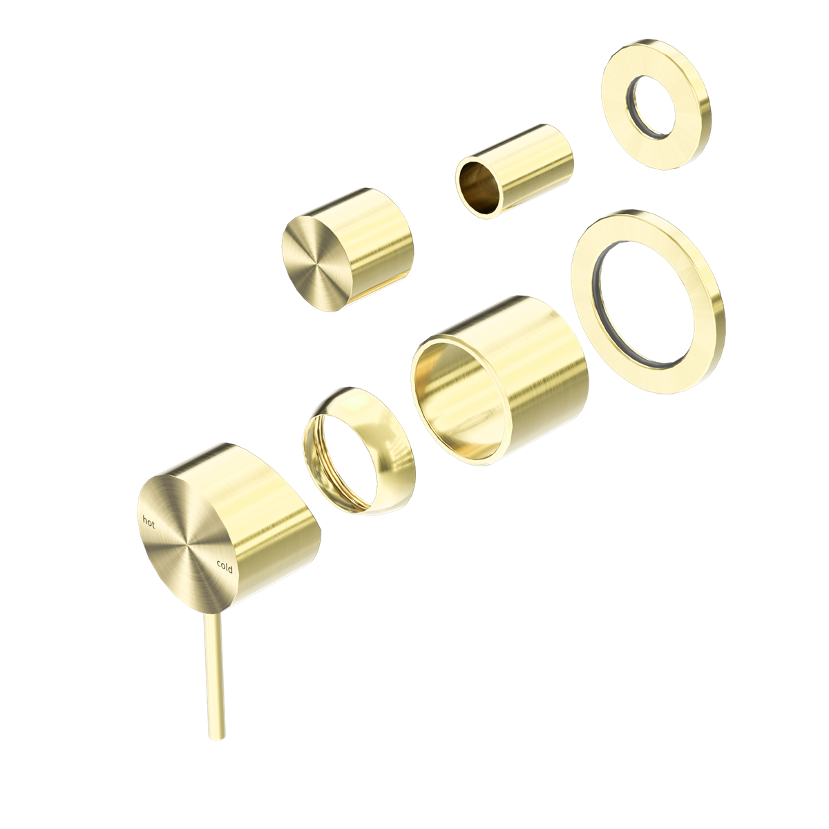 Nero Mecca Shower/Bath Diverter Mixer Trim Kit Separate Plates NR221911st