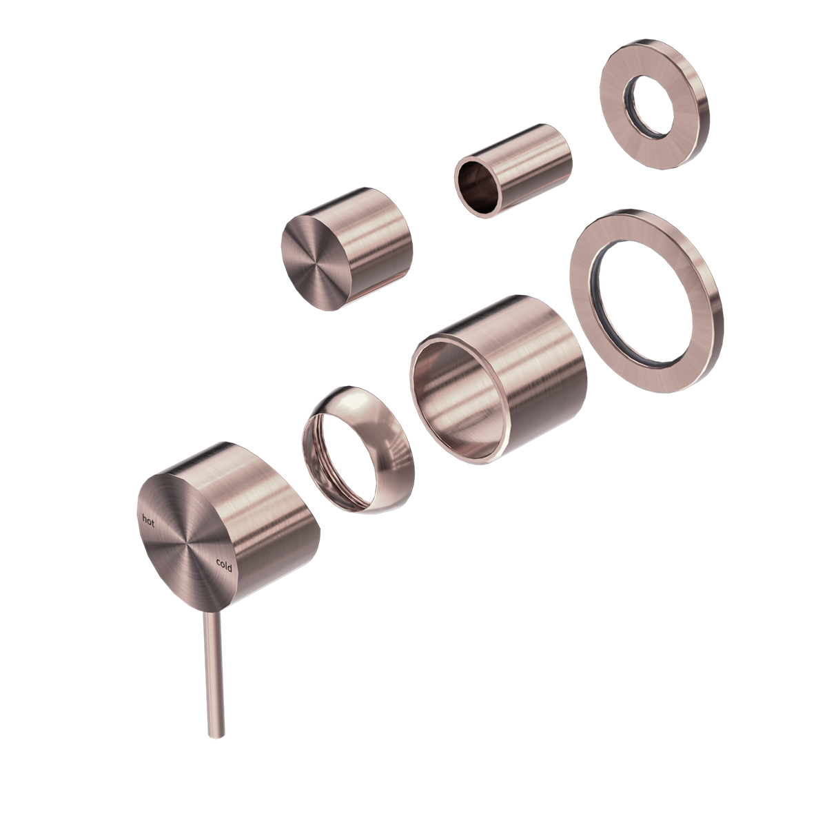 Nero Mecca Shower/Bath Diverter Mixer Trim Kit Separate Plates NR221911st