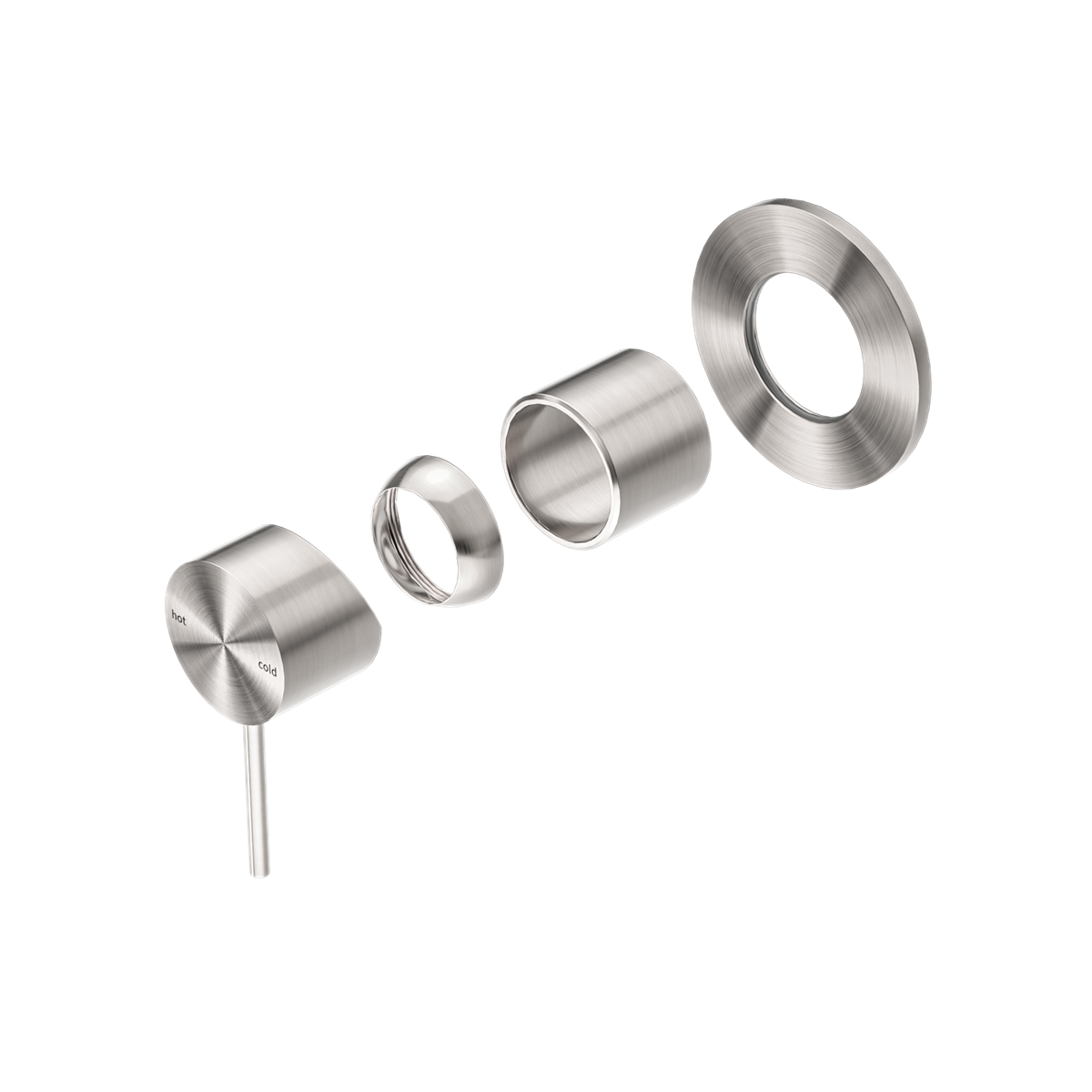 Nero Mecca Shower/Bath Mixer Trim Kit 80mm Plate NR221911t