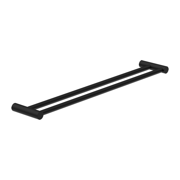 Nero New Mecca Double Towel Rail 600mm NR2324D