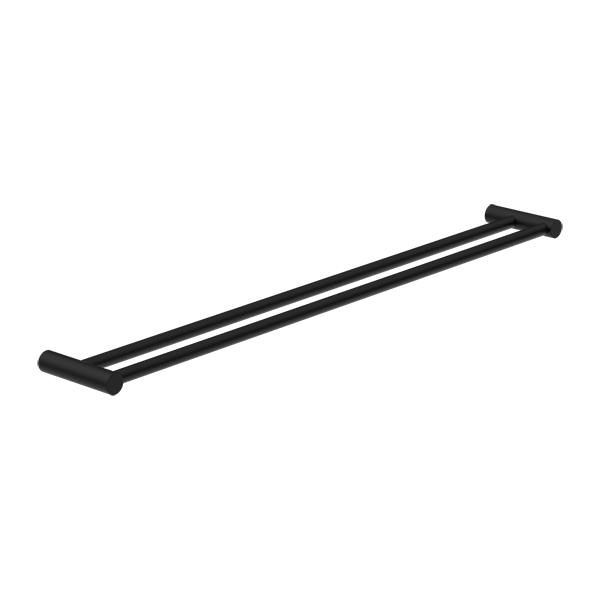 Nero New Mecca Double Towel Rail 800mm NR2330D