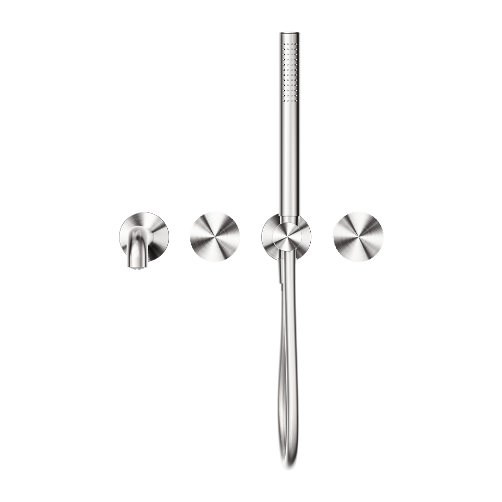 Nero Opal Progressive Shower System with Spout Trim Kit Separate Plates NR252003bt