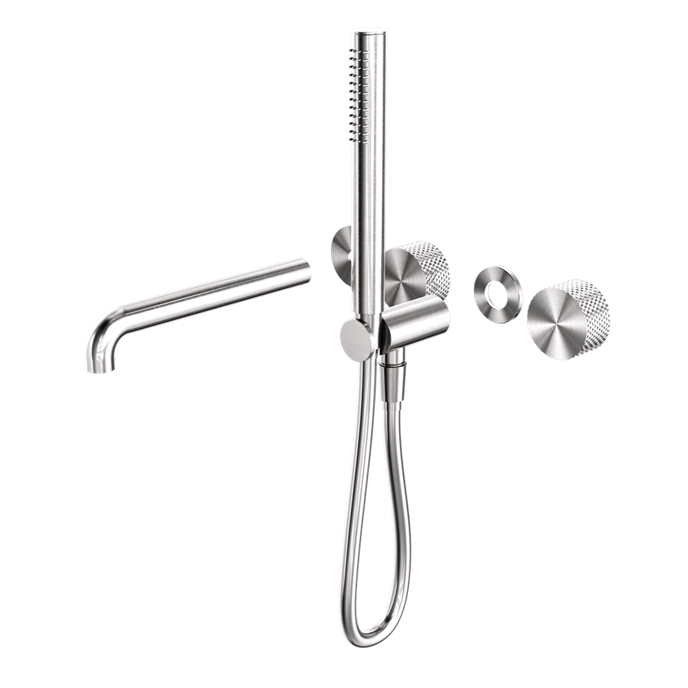 Nero Opal Progressive Shower System with Spout Trim Kit Separate Plates NR252003bt