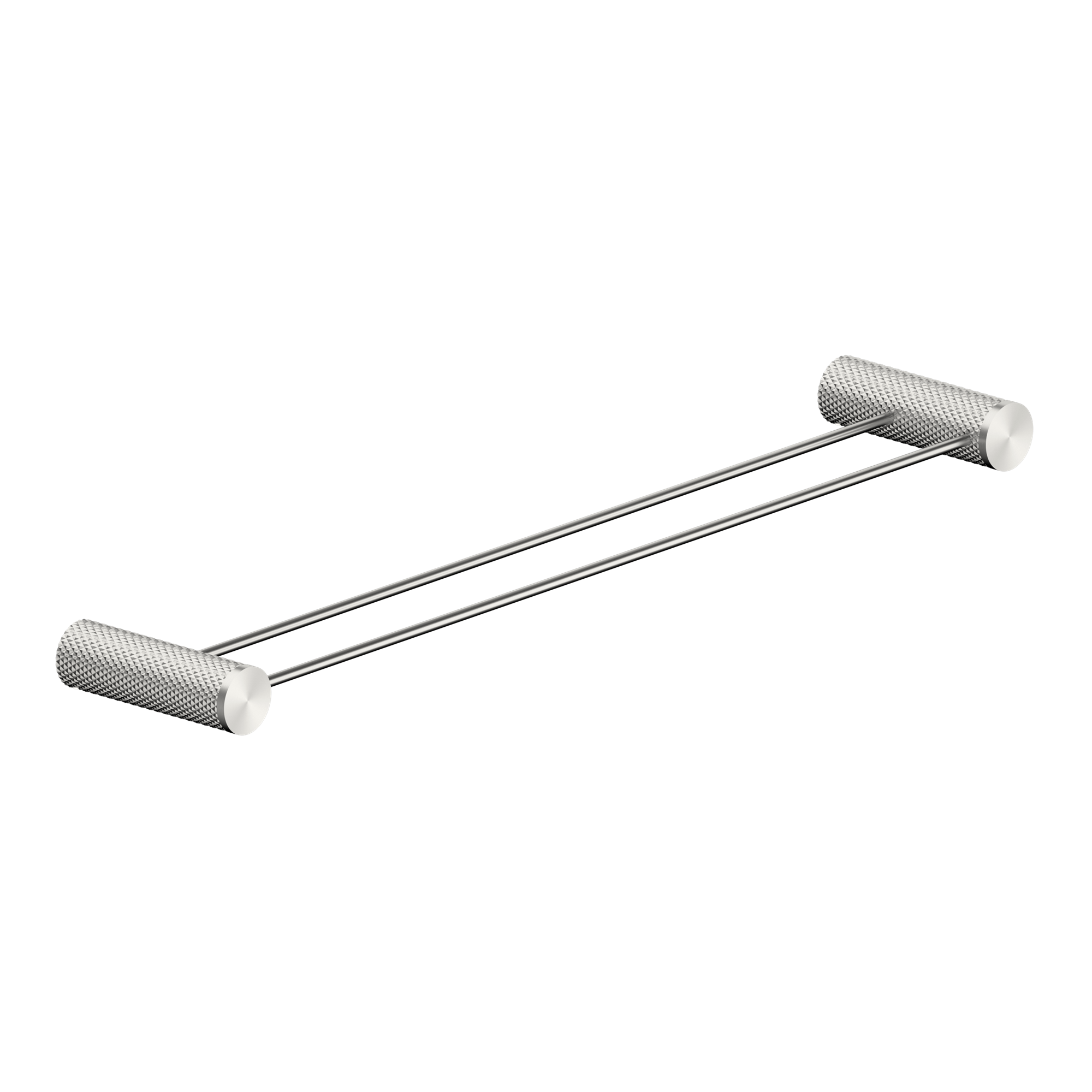 Nero Opal Double Towel Rail 600mm NR2524D