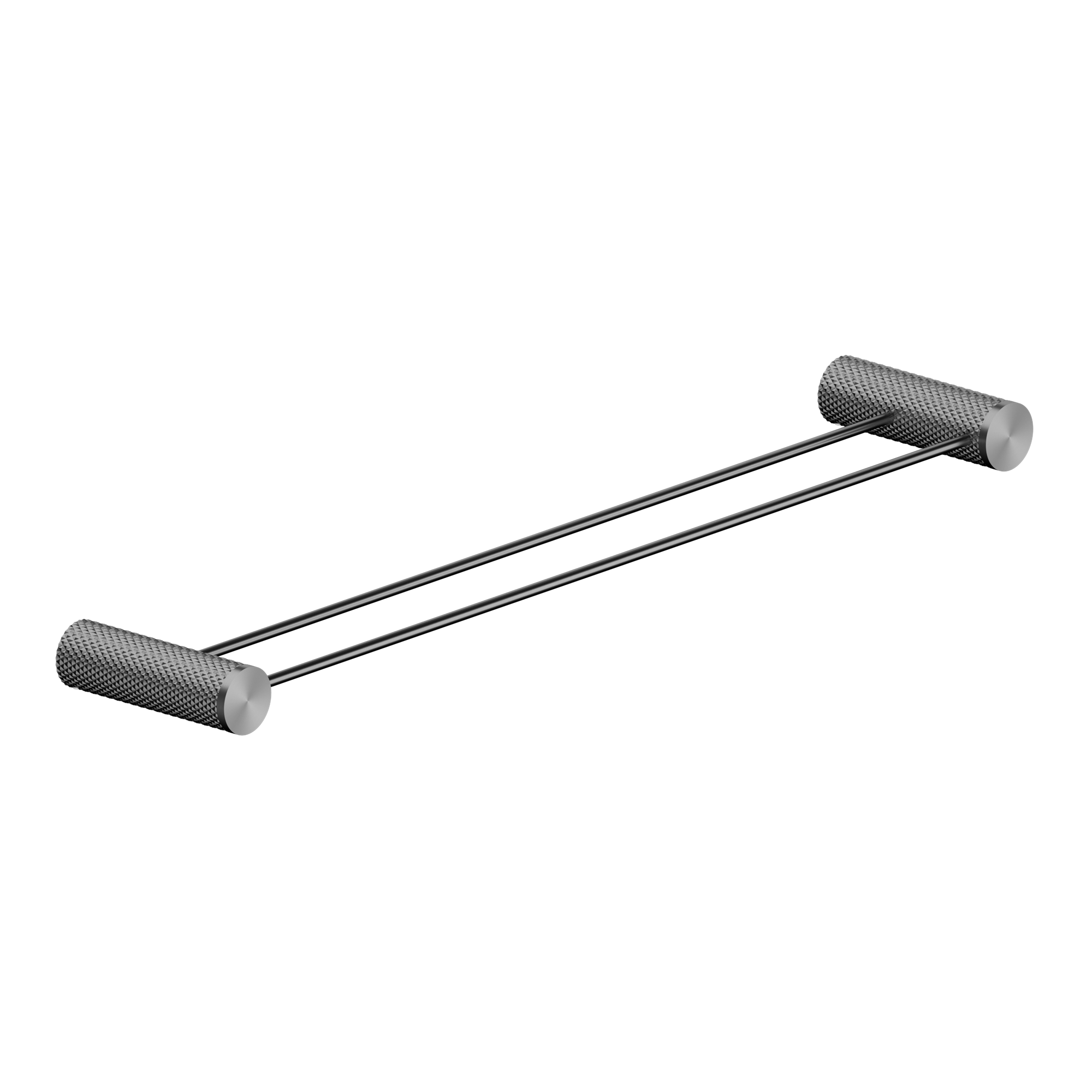 Nero Opal Double Towel Rail 600mm NR2524D