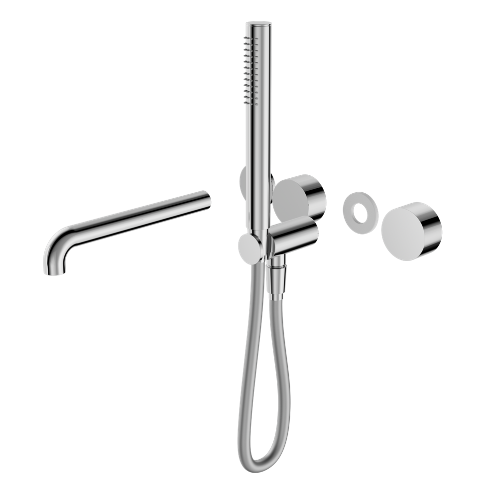 Nero Kara Progressive Shower System with Spout Trim Kit Separate Plates NR271903bt
