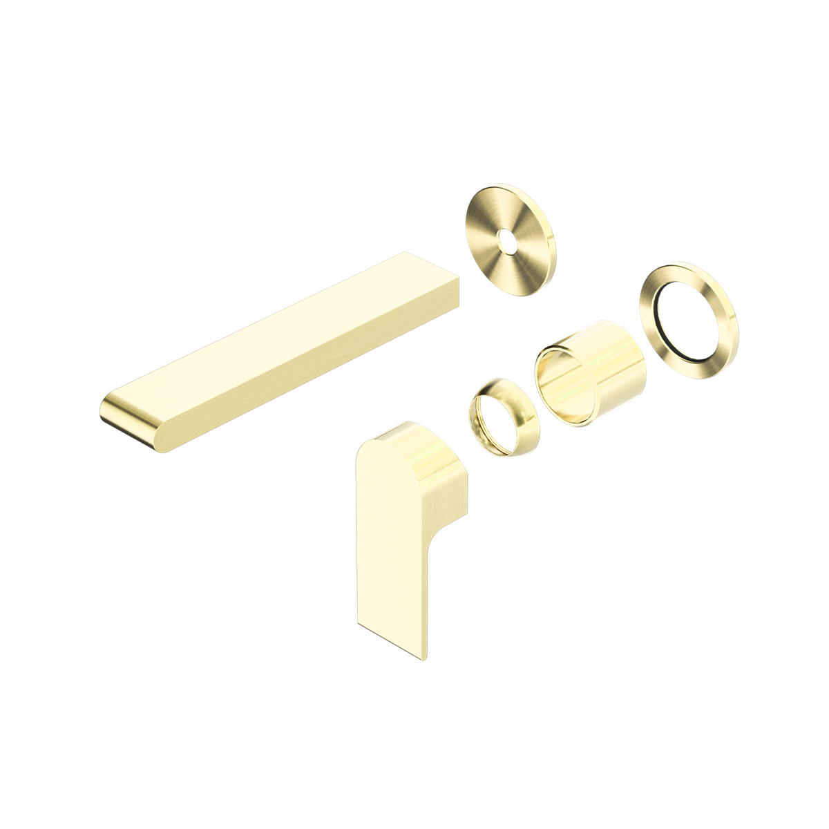 Nero Bianca Wall Basin/Bath Mixer Trim Kit Separate Plates NR321510