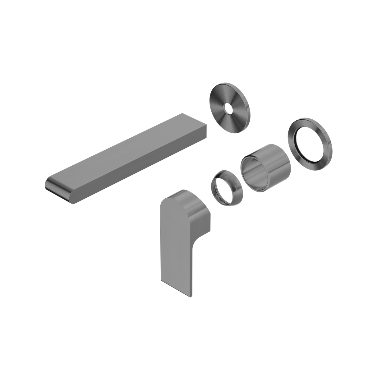 Nero Bianca Wall Basin/Bath Mixer Trim Kit Separate Plates NR321510