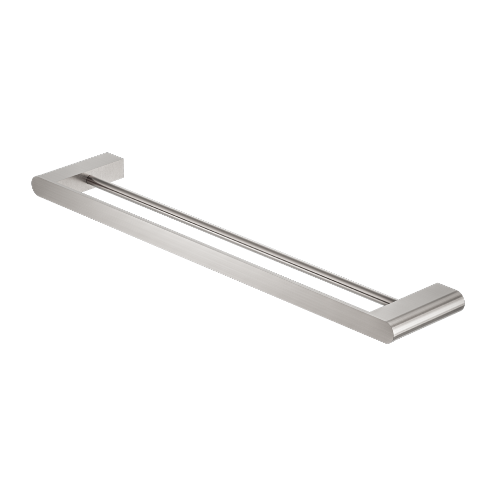 Nero Bianca 800mm Double Towel Rail NR9030d