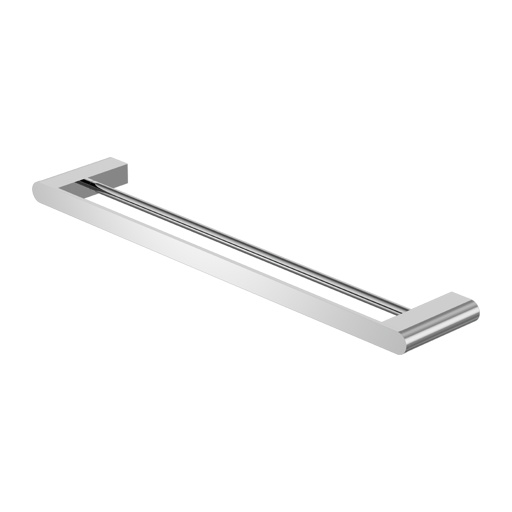 Nero Bianca 800mm Double Towel Rail NR9030d