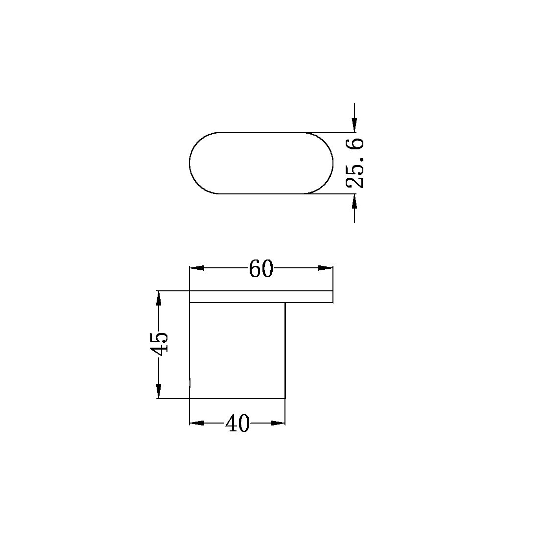 Nero Bianca Robe Hook NR9082