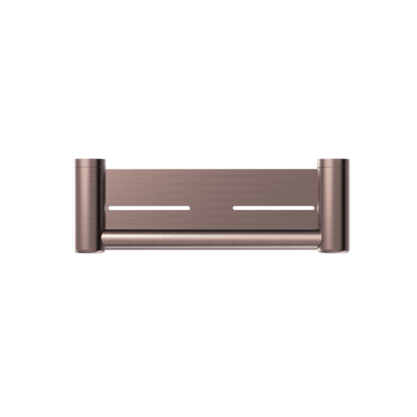 Nero Mecca Care 25mm Grab Rail with Shelf 300mm NRCR2512C
