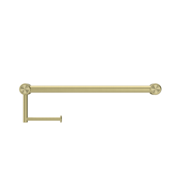 Nero Mecca Care 25mm Grab Rail with Toilet Roll Holder 450mm NRCR2518A