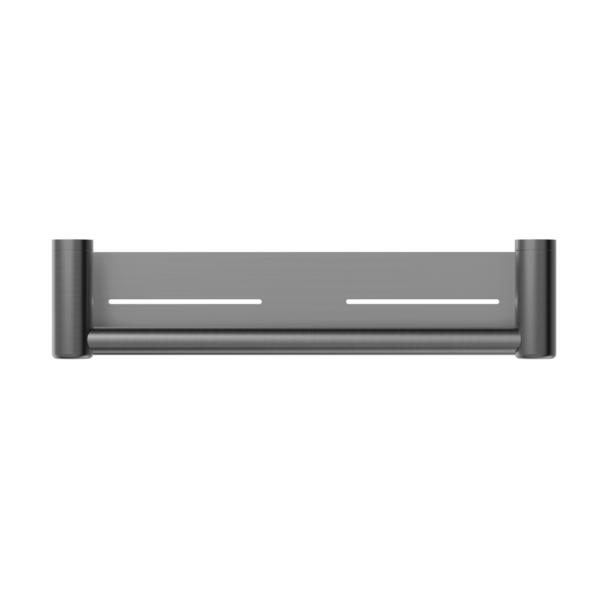 Nero Mecca Care 25mm Grab Rail with Shelf 450mm NRCR2518C