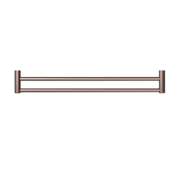 Nero Mecca Care 25mm Grab Double Towel Rail 900mm NRCR2530D