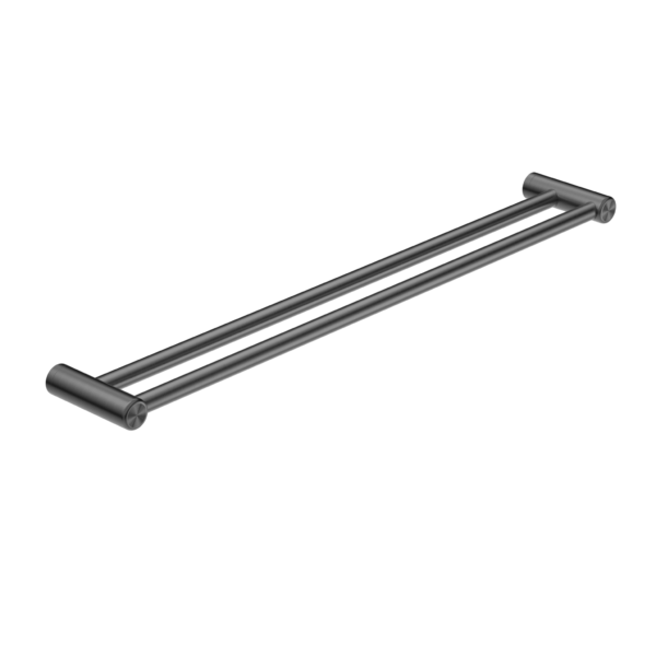 Nero Mecca Care 25mm Grab Double Towel Rail 900mm NRCR2530D
