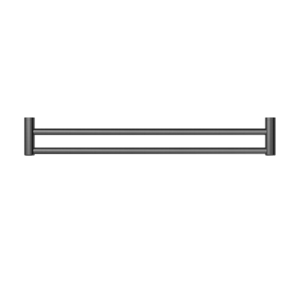Nero Mecca Care 25mm Grab Double Towel Rail 900mm NRCR2530D